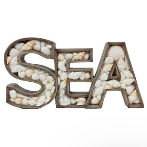 EUC Beachcombers 11.9” Decorative SEA Shell Art!